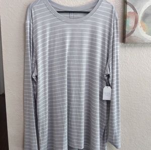 Women's Time and Tru Long Sleeve Tee 3X